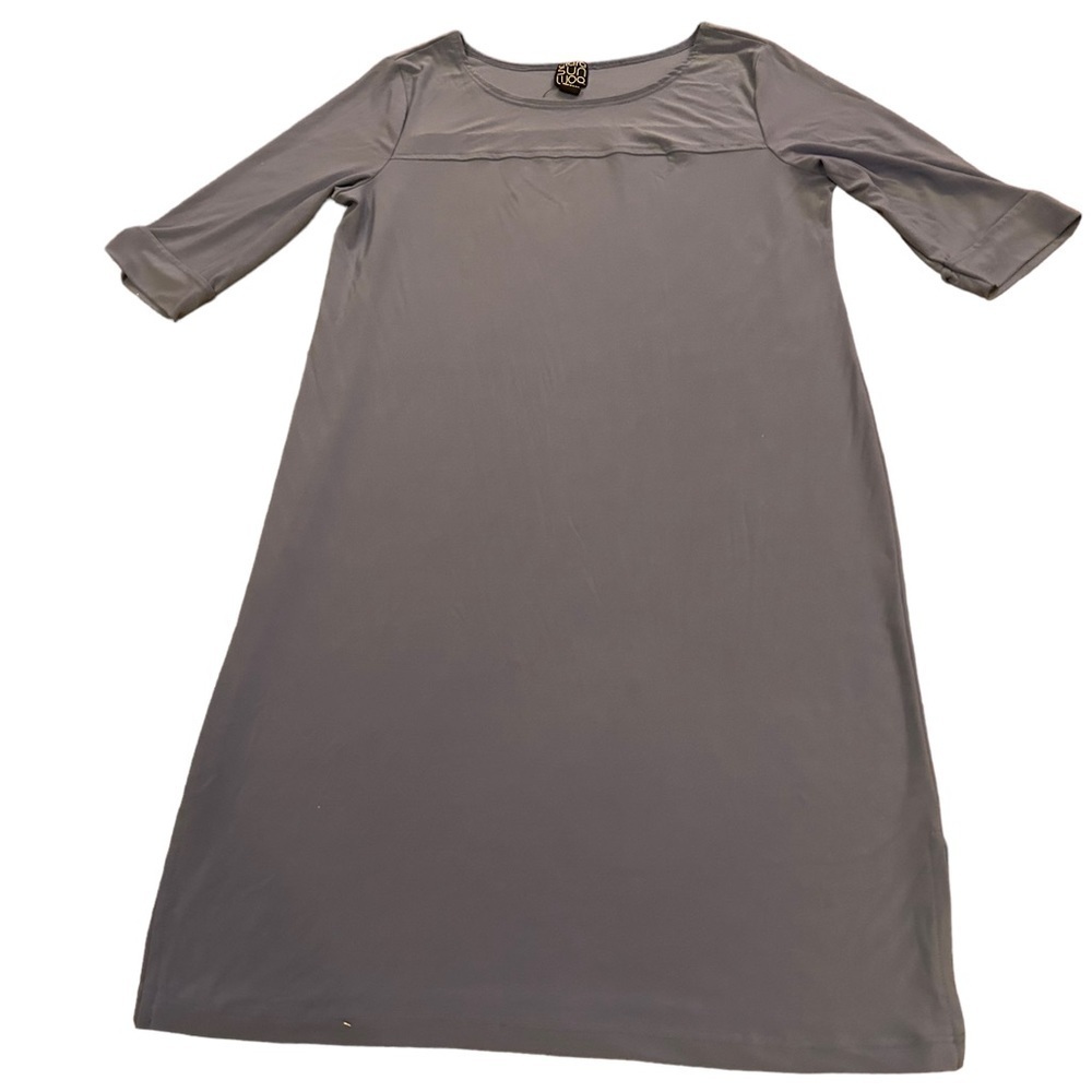 Clara Sun Woo Blue Shift Dress size small